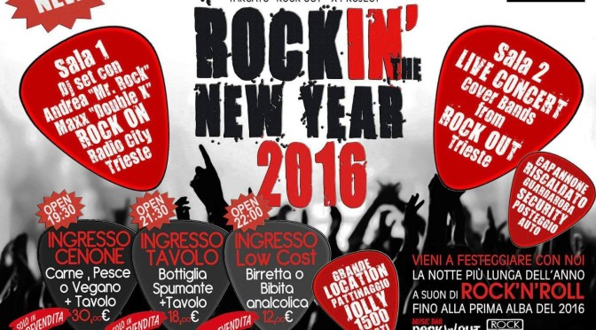 Rock On al primo Capodanno Rock di Trieste 2015/2016